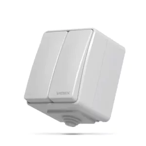 Вимикач накладний пиловологозахищений Videx від SvitloCenter