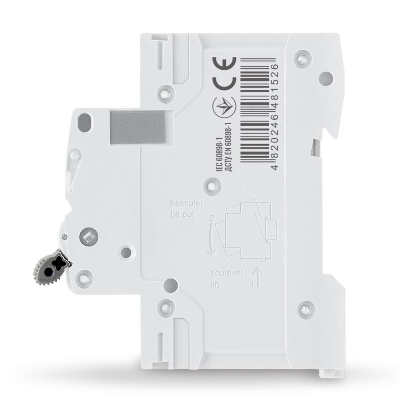 Автоматичний вимикач Videx RS6 2p 50А 6кА С VF-RS6-AV2C50 - Зображення 3