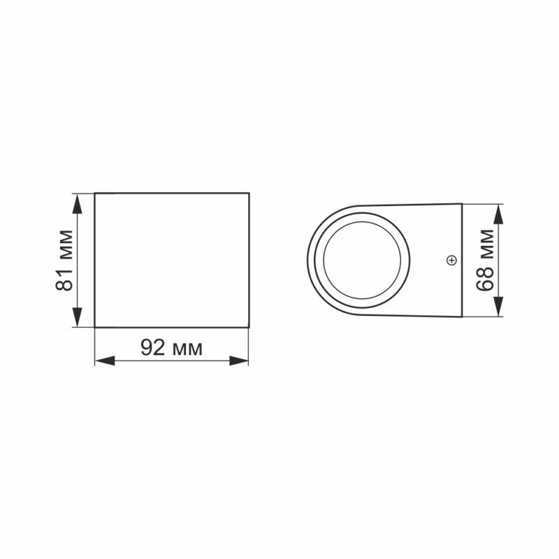 Світильник архітектурний LED Videx IP54 3W 2700K VL-AR031-032B - Зображення 3
