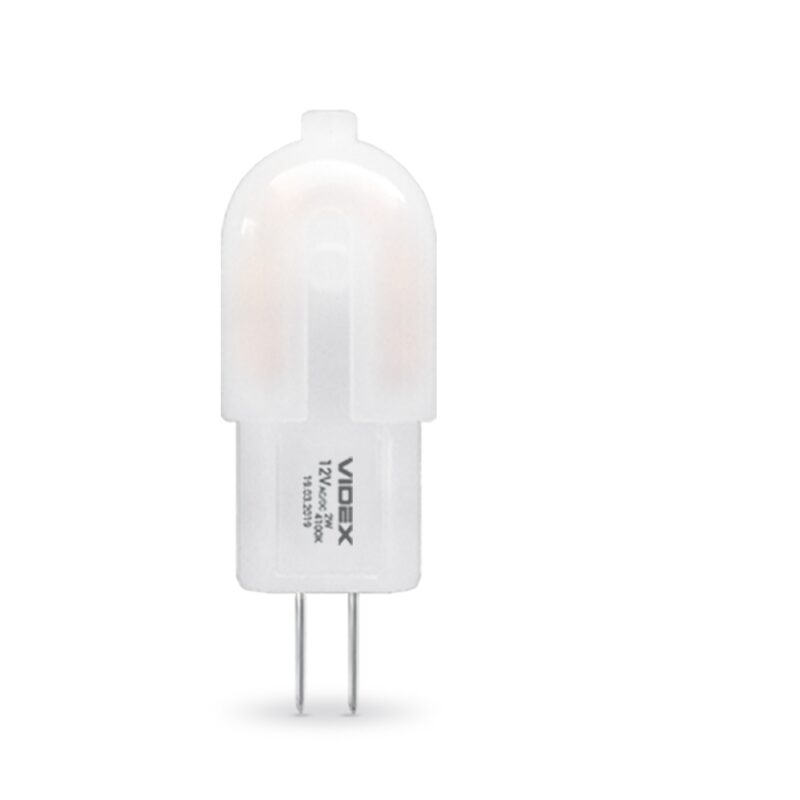 LED лампа VIDEX G4C 12V 2W G4 4100K - Зображення 2