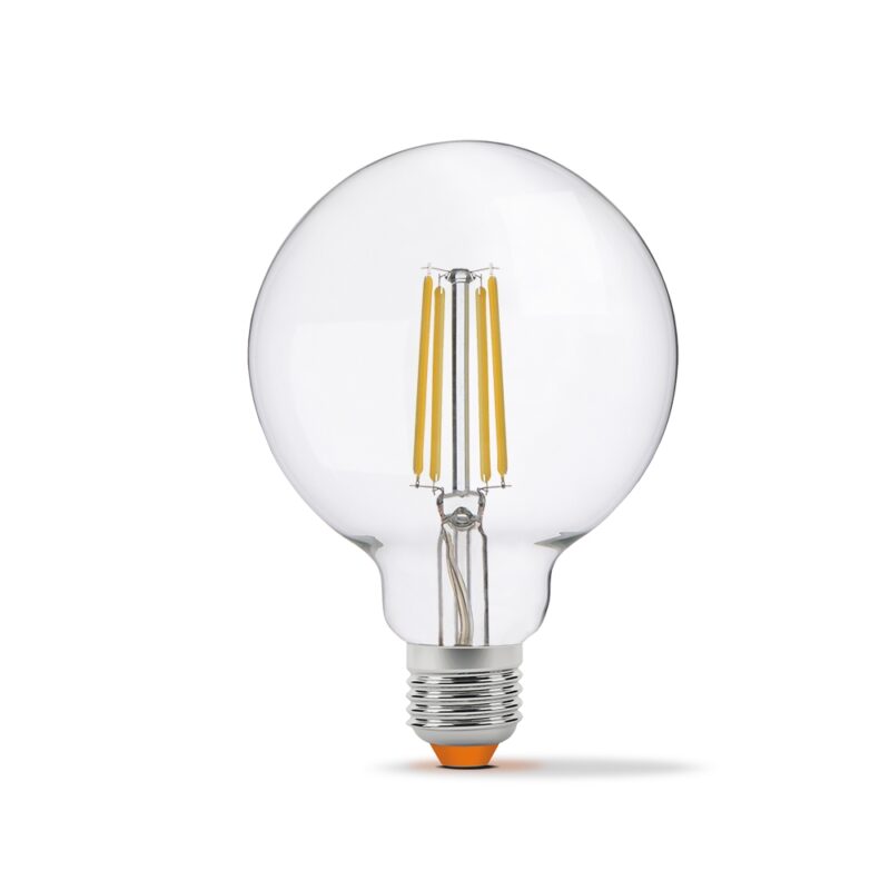 Лампа LED 7W 4100K E27 G95FD Filament димерна Videx