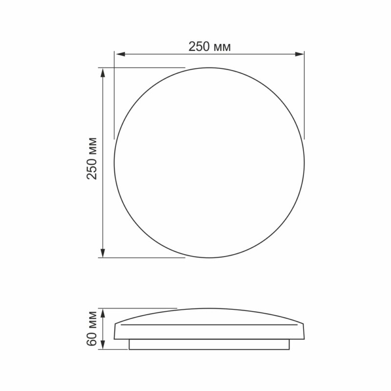 Світильник настінно-стельовий LED Titanum 18W 5000K Криві лінії TLCL-185CL - Зображення 3