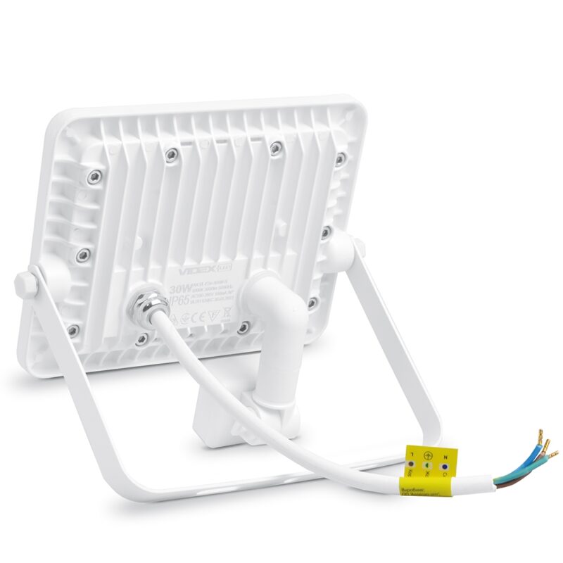Прожектор LED Videx 30W 5000K з датчиком руху та освітленості VL-F2e305W-S - Зображення 3