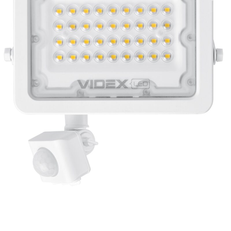 Прожектор LED Videx 30W 5000K з датчиком руху та освітленості VL-F2e305W-S - Зображення 4