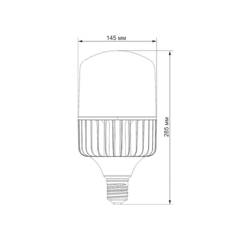 Лампа LED 100W 5000K E40 A145 Videx