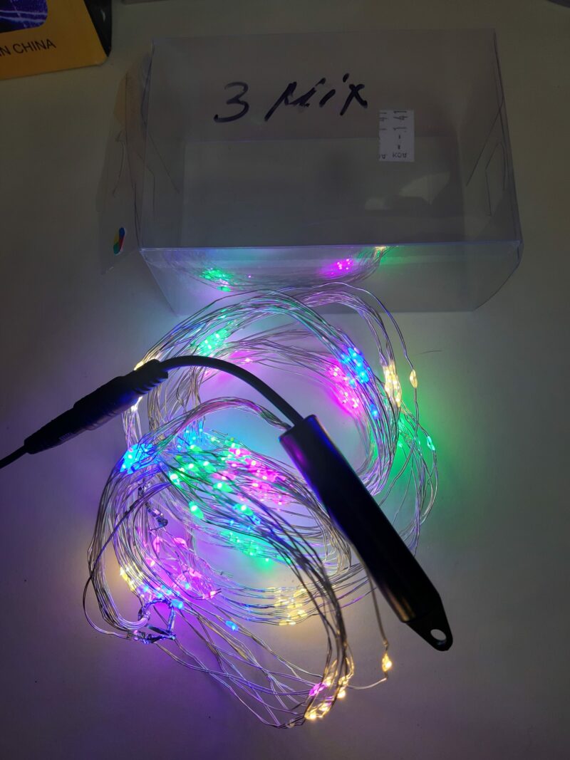 Гірлянда 2м кінський хвіст хвіст мультицвіт RGB CRT- 023M