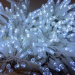 Гірлянда вулична String 500 LED 50m (2x25m) flash холодний білий, білий дріт