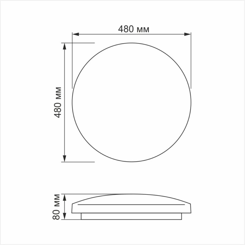 Світильник функціональний LED VIDEX 72W 2800-6200K з RGB круглий RING VL-CLS1859-72RGB - Зображення 9
