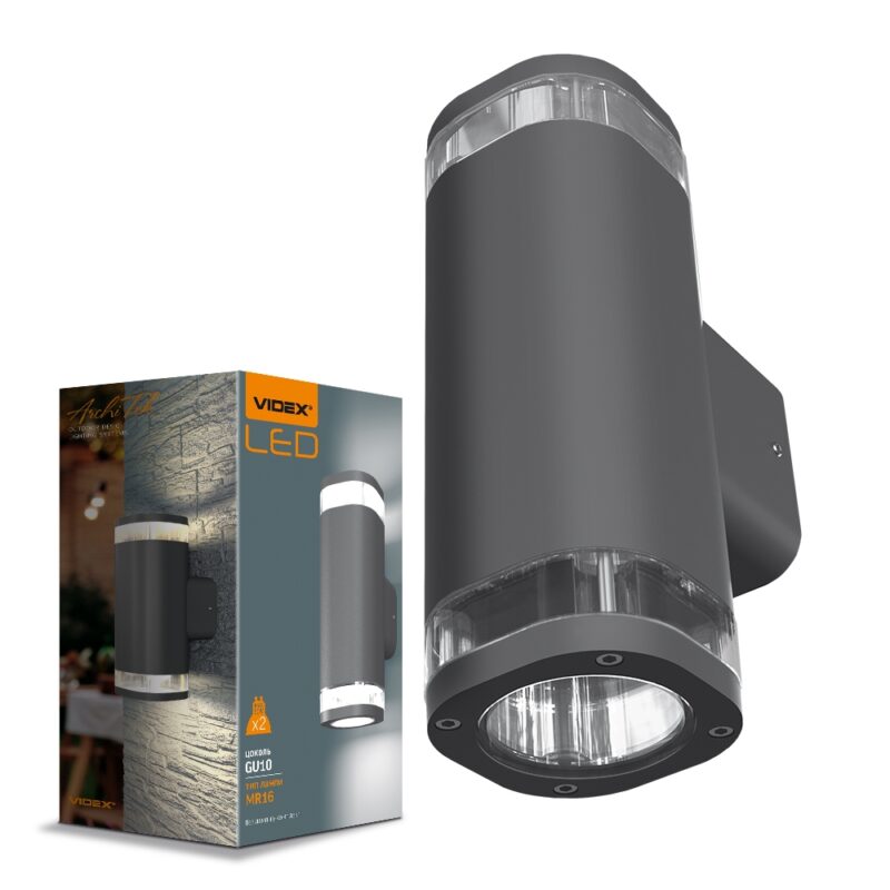 Світильник архітектурний Videx 2хGU10 IP54 VL-AR072G