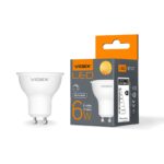 Лампа світлодіодна LED VIDEX 6W GU10 4100K діммерна VL-MR16еD-06104