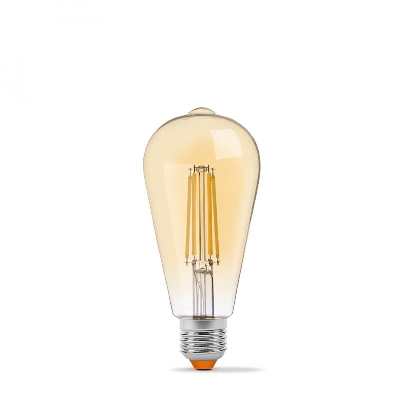 Філаментна світлодіодна лампа LED VIDEX 10W E27 2200K бронза VL-ST64FA-10272