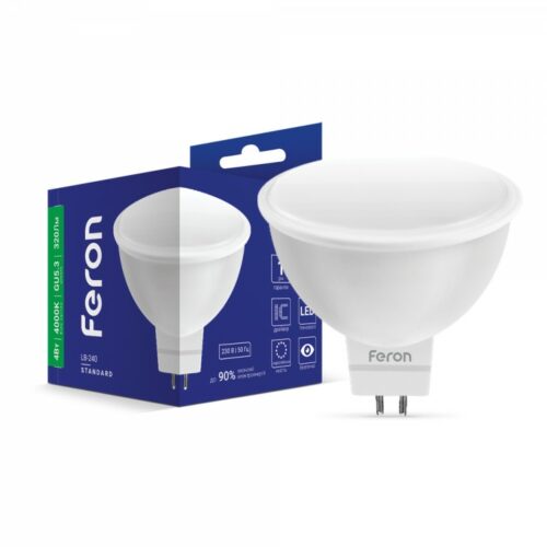 Лампа світлодіодна LED Feron MR16 4W GU5,3 4000K LB-240