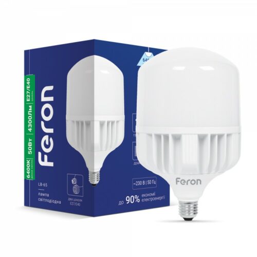 Лампа світлодіодна LED Feron A138 50W Е27-E40 6400K LB-65