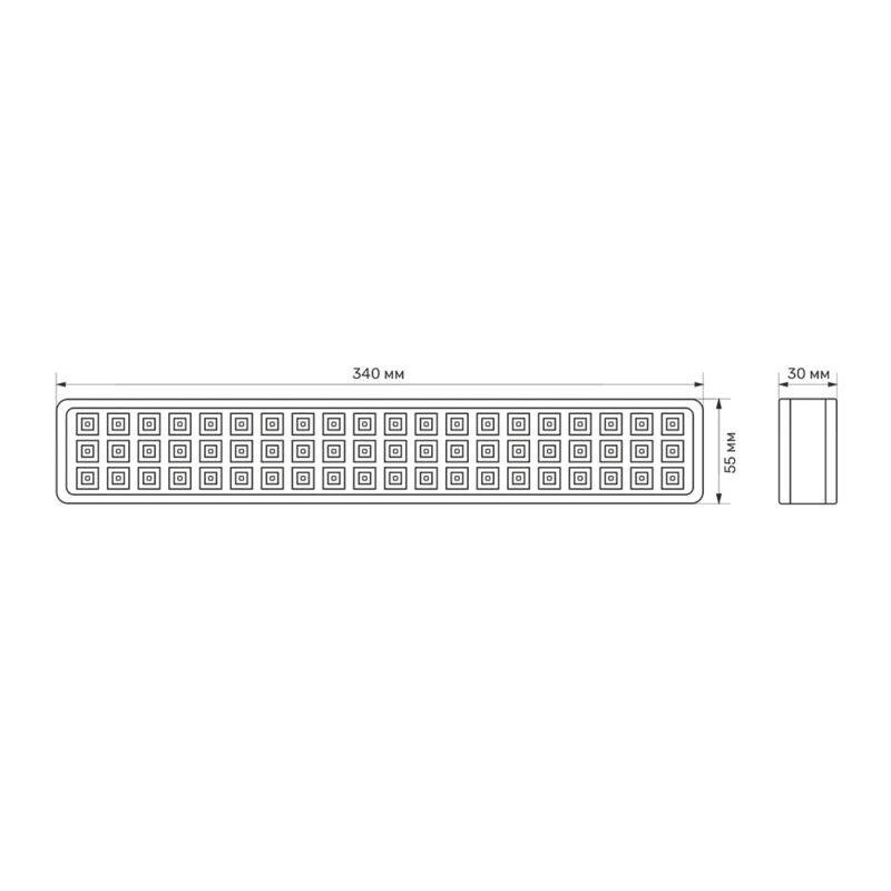 Світильник аварійний LED Titanum 60 LED 6500K TL-EM1108