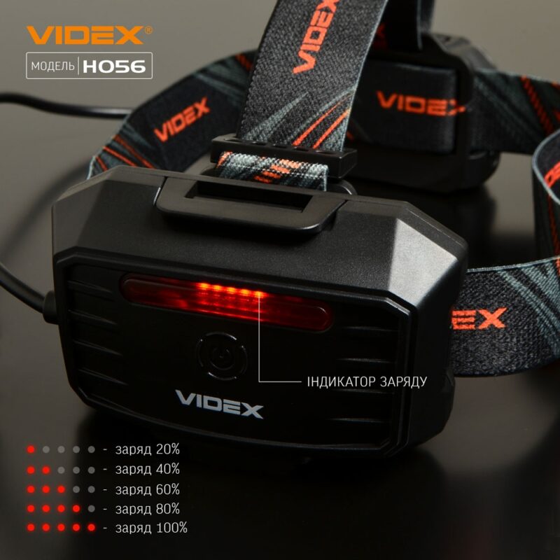 Налобний ліхтарик LED Videx 1400Lm 6500K VLF-H056