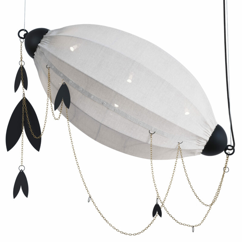 Підвіс Pikart Chrysalis, L900, арт. 26954 Чорний З декором