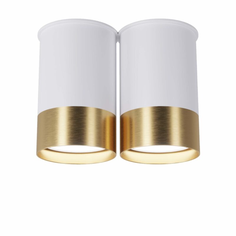 Точковий спот Pikart  BP Black/White Gold двійний, арт. 25595 Золотий/білий 1