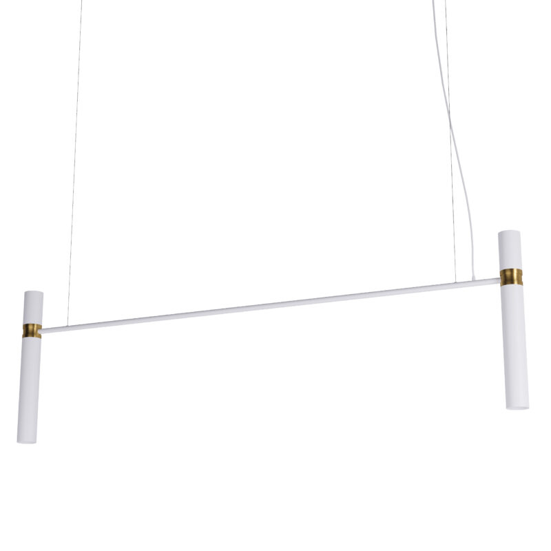 Люстра Pikart Tube chandelier, арт. 5299 Золотий/білий 200 см