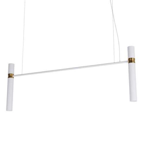Люстра Pikart Tube chandelier, арт. 5299 Золотий/білий 150 см