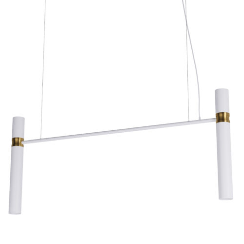 Люстра Pikart Tube chandelier, арт. 5299 Золотий/білий 120 см
