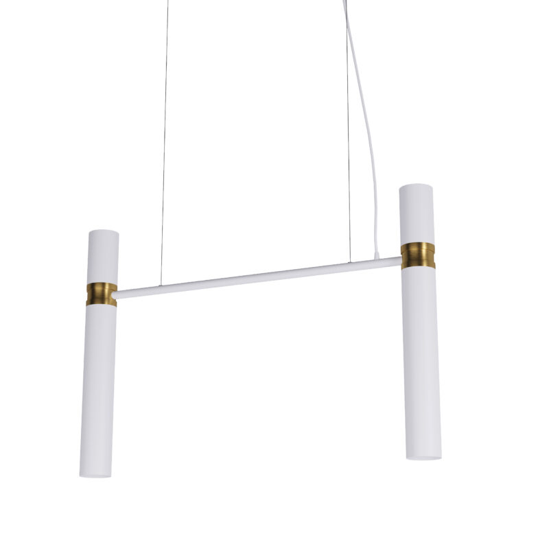 Люстра Pikart Tube chandelier, арт. 5299 Золотий/білий 100 см