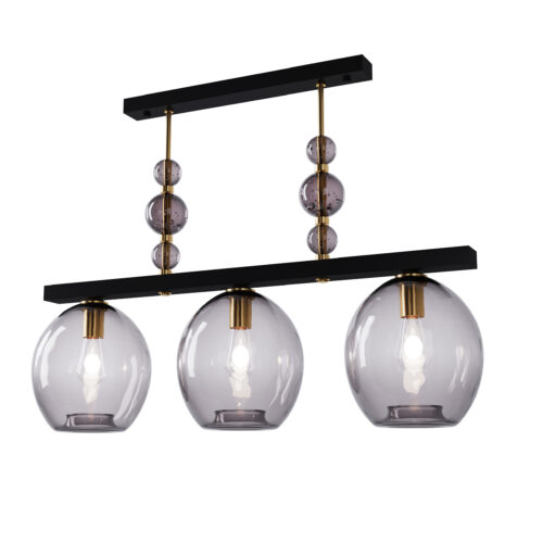 Люстра Pikart Geometric Colorglass, арт. 12101 Чорний 2