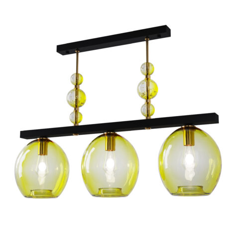 Люстра Pikart Geometric Colorglass, арт. 12101 Зелений 2