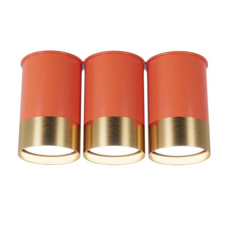 Точковий спот Pikart  BP трійний Coral Gold арт. 6353 1