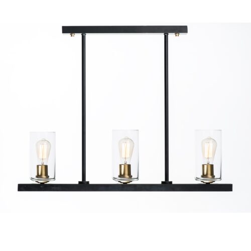 Люстра Pikart 3glass С, арт. 4625. Чорний