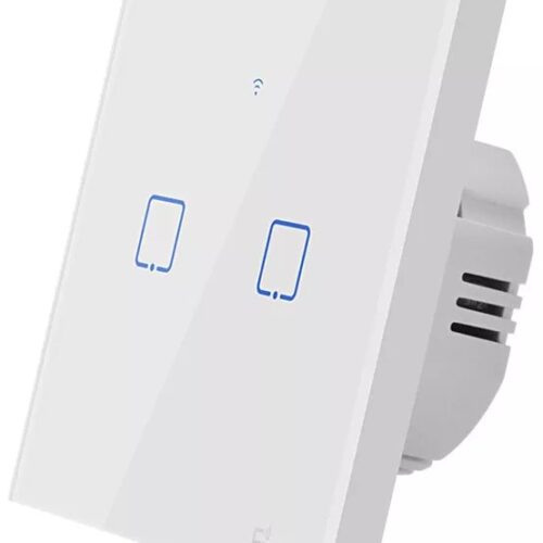 Розумний сенсорний Wi-Fi перемикач Sonoff T2EU2C-TX Білий