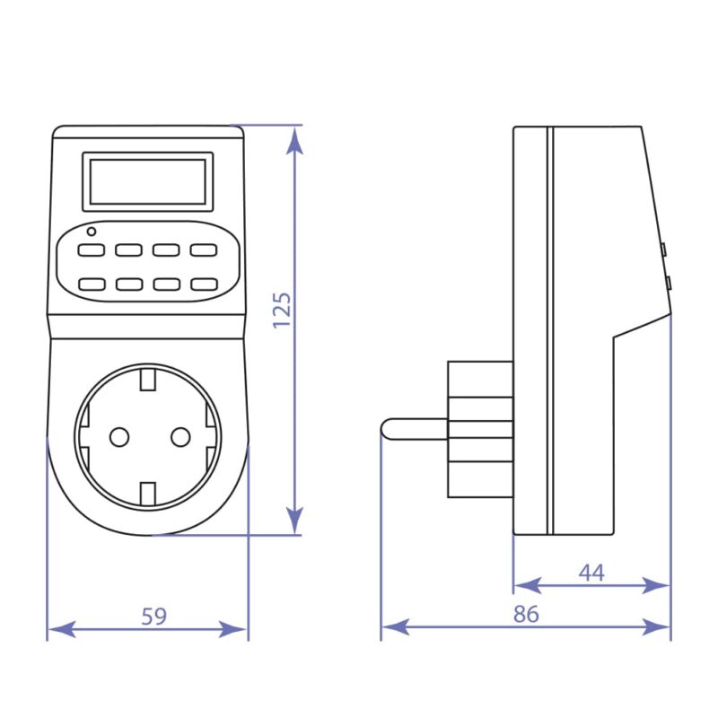 Розетка з таймером Feron TM22