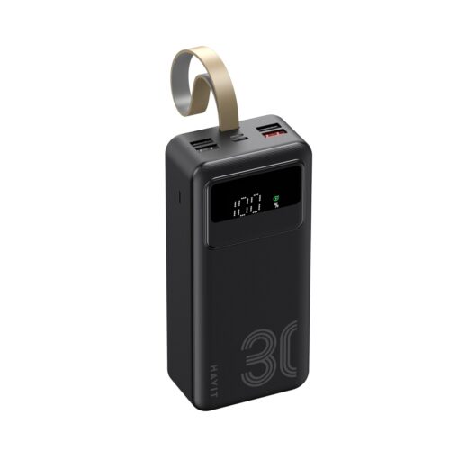 Повербанк Havit 30000mAh QC+PD 22,5W чорний HV-PB110