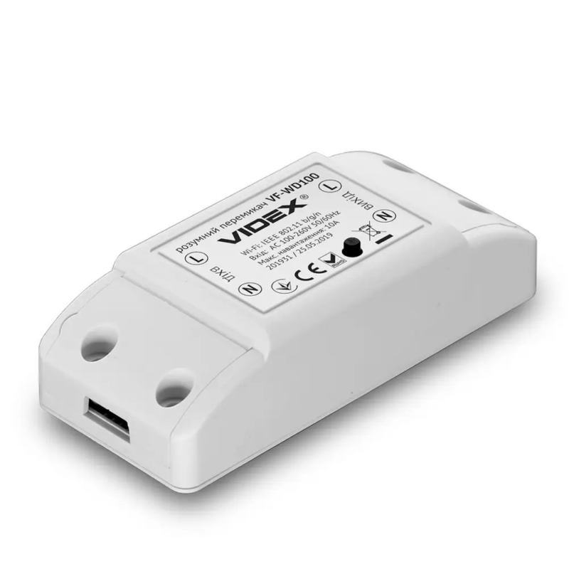Розумний вимикач WiFi VF-WD100, Videx