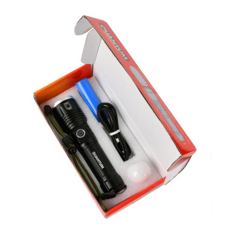 Ліхтар ручний Quantum Solid QM-FL1021 10w 4000mAh з пауэрбанком
