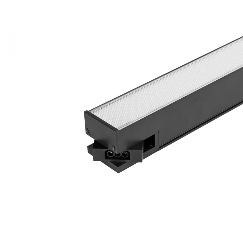 Лінійний магістральний світильник  LED Videx 24W 0.6М 5000K 220V чорний VL-BNL02-24065B