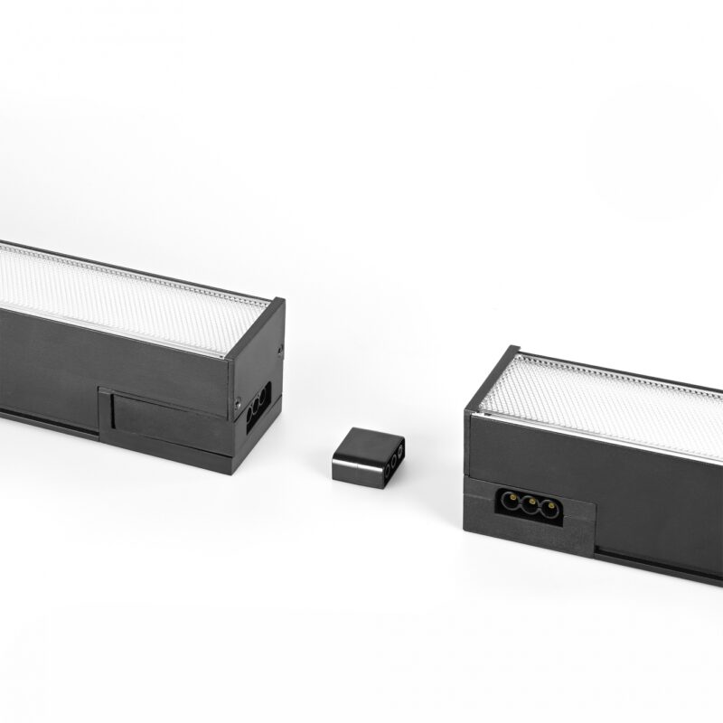 Лінійний магістральний світильник  LED Videx 24W 0.6М 5000K 220V чорний VL-BNL02-24065B