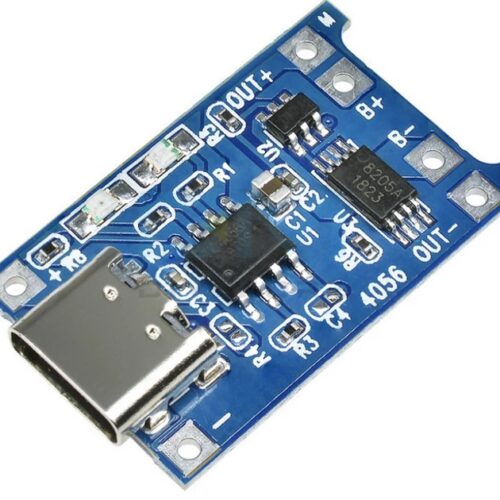 Головна 69 Плата зарядки TP4056 Type-c USB 4.2V 1A 18650 Li-ion