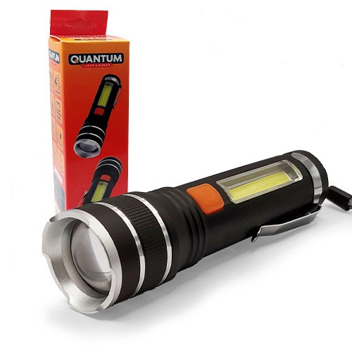 Ліхтар ручний Quantum QM-FL1032 Helper 10W COB з USB