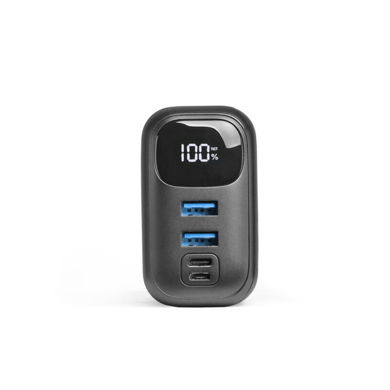 Повербанк Videx VPB-297-B 30000mAh 22.5W QC+PD Чорний