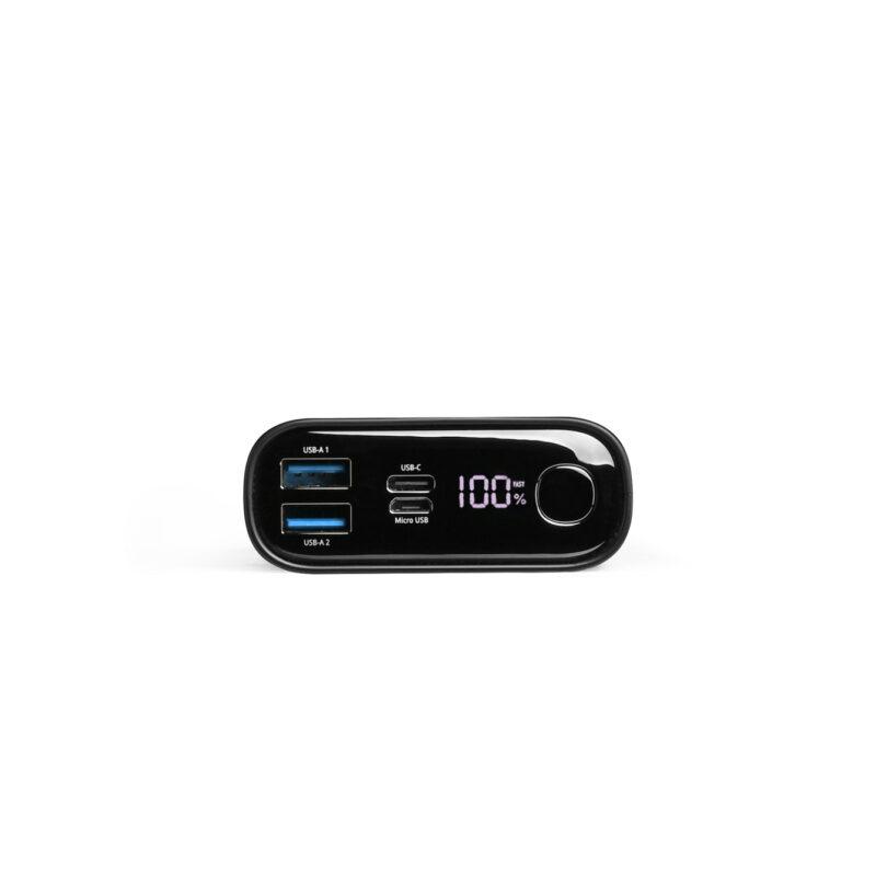 Повербанк Videx VPB-320-B 20000mAh 22.5W QC+PD Чорний