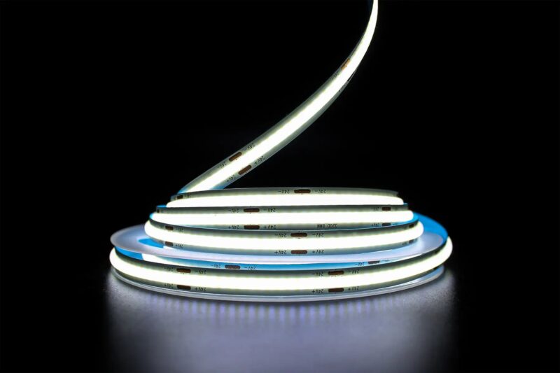 Світлодіодна LED стрічка PROLUM™ 24V, СОВ, 320 LED, IP20, Series PRO, Білий (5500-6000К)