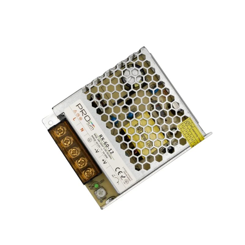 Блок живлення PROlum™ DC 12V, 60W, 5А, IP20, Серія RX