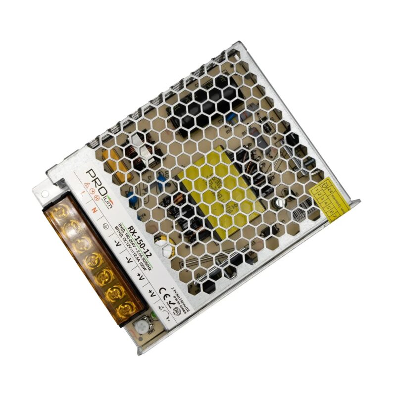 Блок живлення PROlum™ DC 12V, 150W, 12.5А, IP20, Серія RX