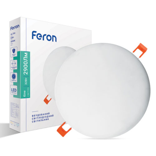 Світлодіодний вбудований світильник Feron AL704 32Вт 4000K білий