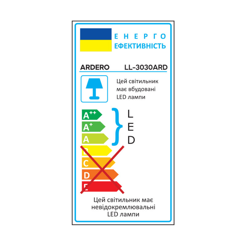 Світлодіодний прожектор Ardero LL-3030ARD PRO 30Вт 6500K сірий