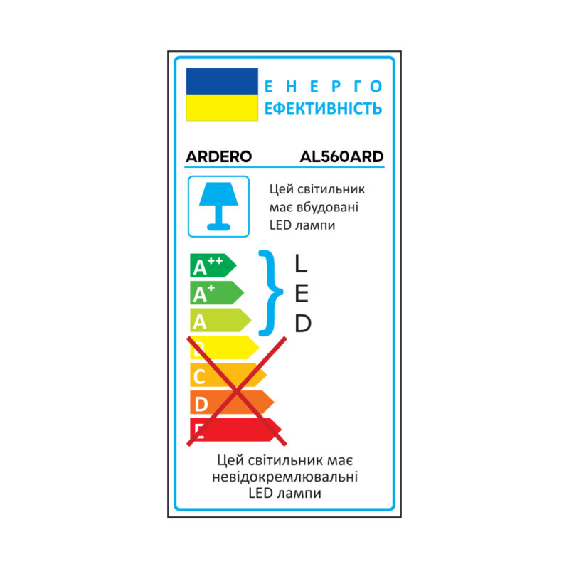 Світлодіодний накладний світильник Ardero AL560ARD 32Вт 5000K білий