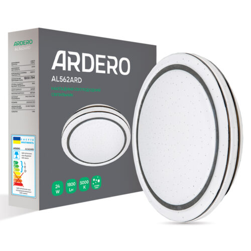 Світлодіодний накладний світильник Ardero AL562ARD 24Вт 5000K зоряне небо
