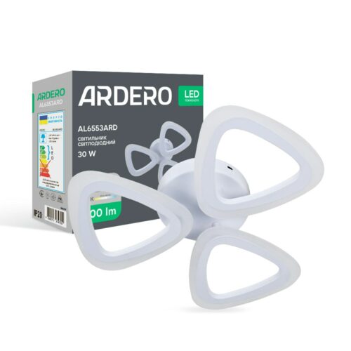 Світлодіодний накладний світильник Ardero AL6553ARD CLOVER 30Вт 5000K білий