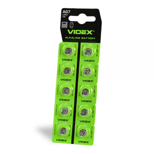 Батарейка годинникова Videx AG 7/LR926 BLISTER CARD 10 шт