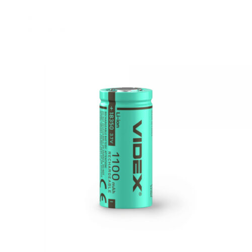 Акумулятор VIDEX Li-ion 18350 (без захисту) 1100mAh bulk/1шт